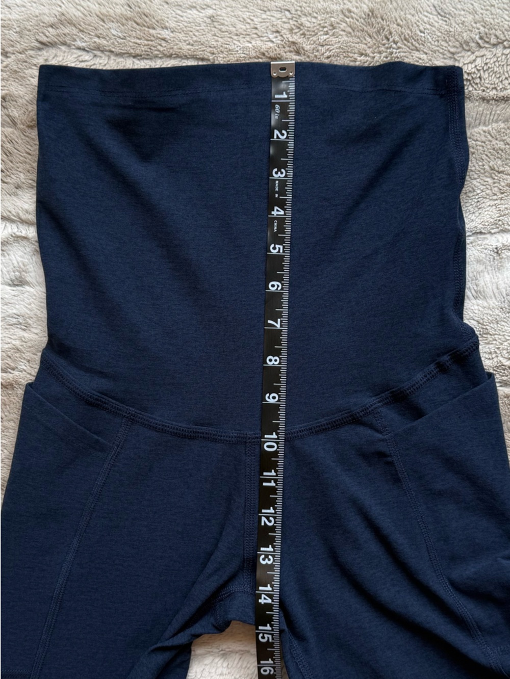 Beyond Yoga Spacedye Love the Bump Midi Maternity Legging in Nocturnal Navy - Picture 8 of 16